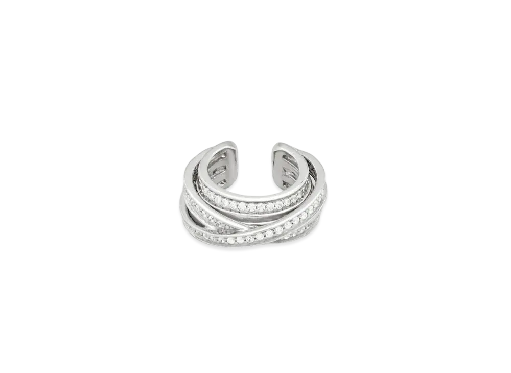 TOMWOOD Orb Ear Cuff "Silver"