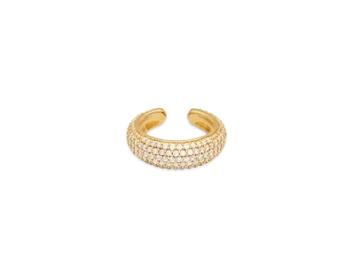 TOMWOOD Ear Cuff Thick Zirconia "Gold"
