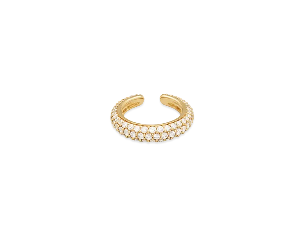 TOMWOOD Ear Cuff Slim Zirconia "Gold"