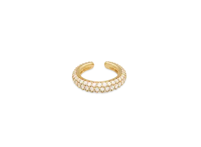 TOMWOOD Ear Cuff Slim Zirconia "Gold"
