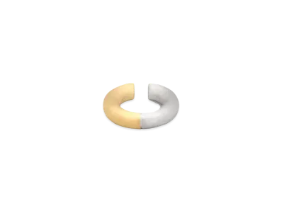 TOMWOOD Chunky Ear Cuff M "Satin Duo"