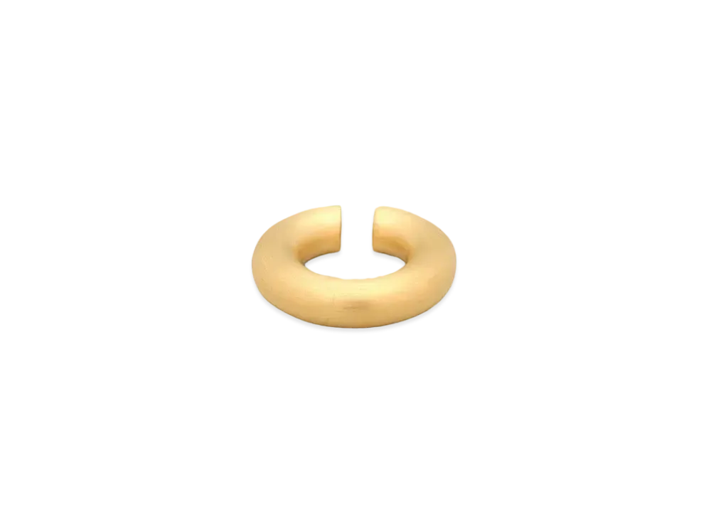 TOMWOOD Chunky Ear Cuff L "Satin Gold"