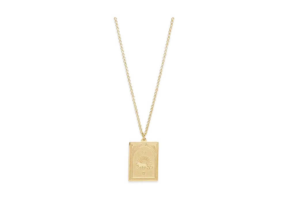 TOMWOOD Tarot Strength Pendant "Gold"
