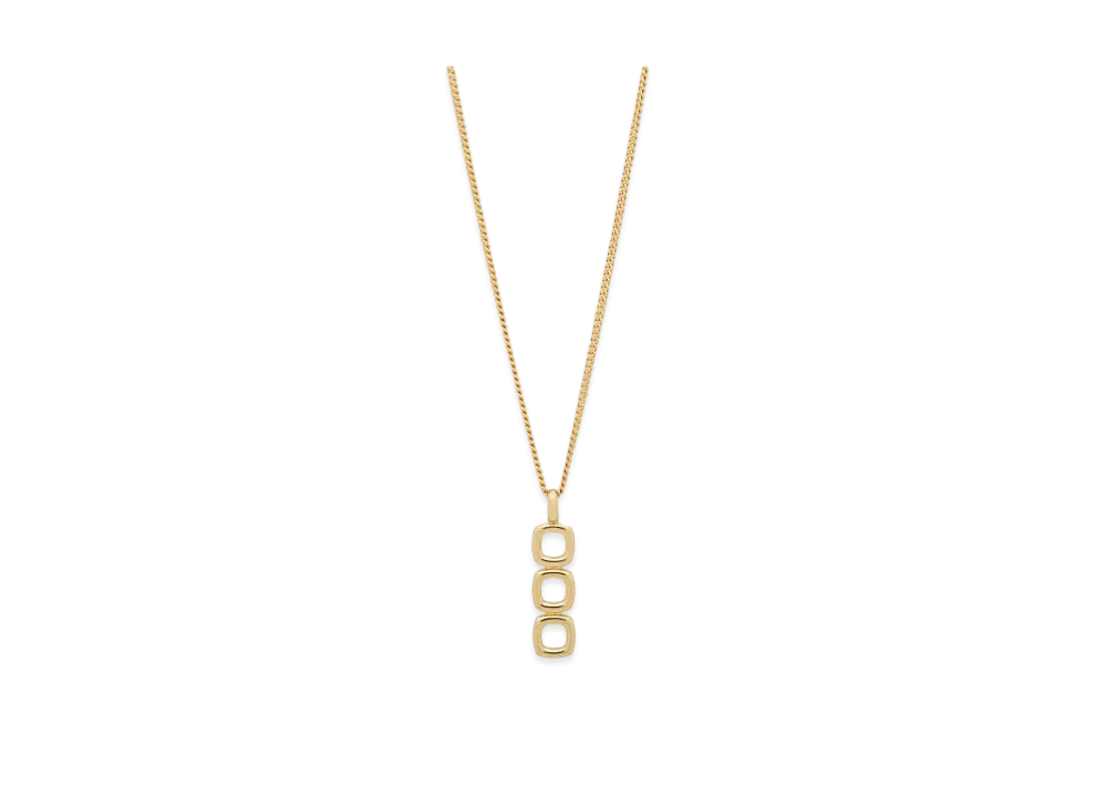 TOMWOOD Mini Cushion Pendant Open "Gold"