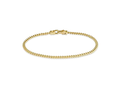TOMWOOD Curb Bracelet M "Gold"