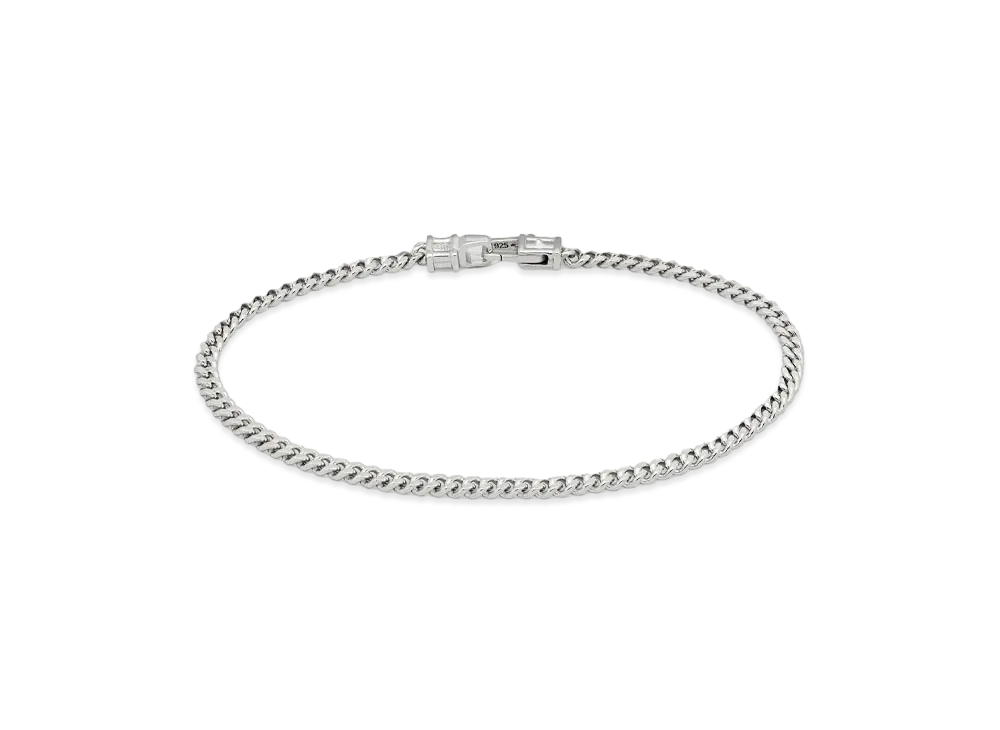 TOMWOOD Curb Bracelet M "Silver"
