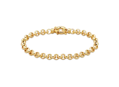 TOMWOOD Thick Rolo Bracelet "Gold"