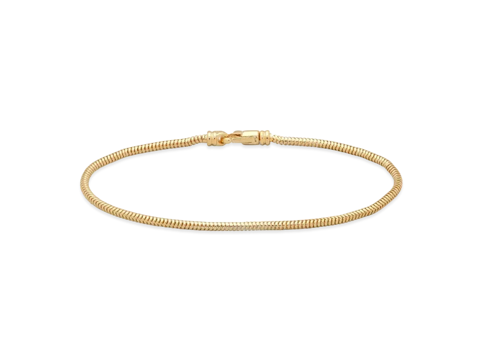 TOMWOOD Snake Bracelet Slim "Gold"