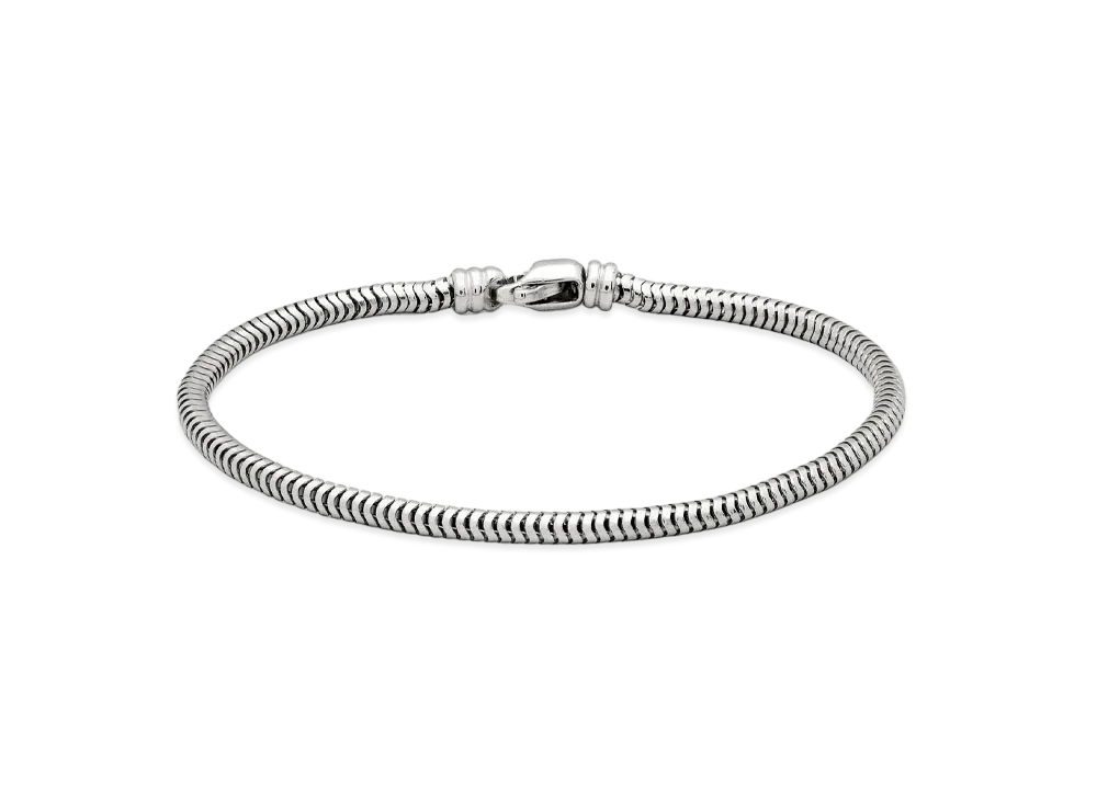 TOMWOOD Snake Bracelet "Silver"