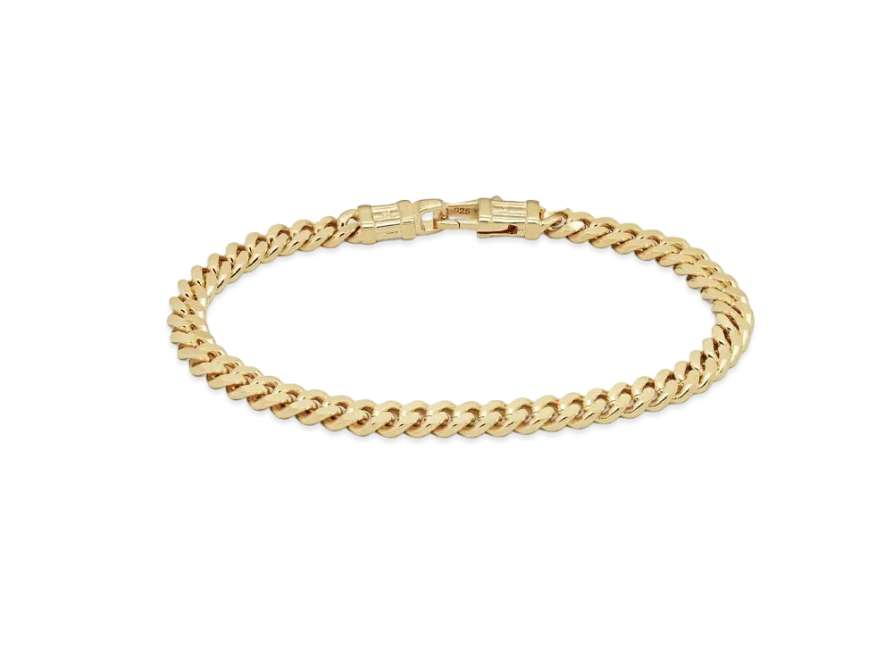 TOMWOOD Curb Bracelet L "Gold"