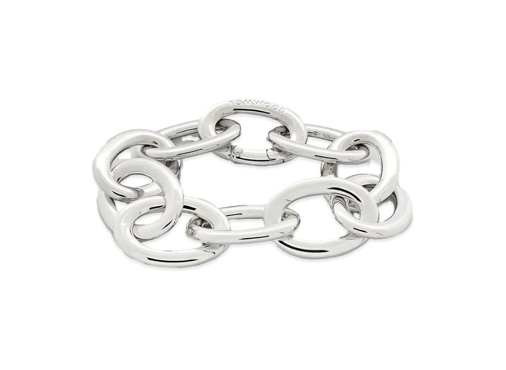 TOMWOOD Chunky Link Bracelet "Silver"