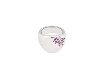 TOMWOOD Oval Purple Molecule "Silver"