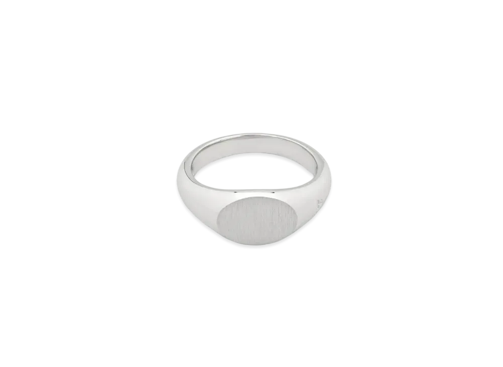 TOMWOOD Joe Ring "Satin Silver"