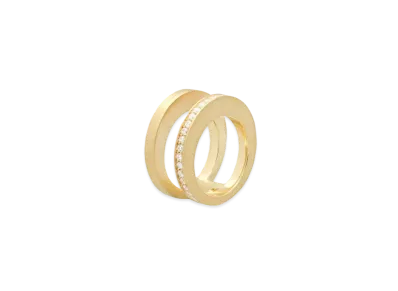 TOMWOOD Vault Double Half Diamond "Gold"