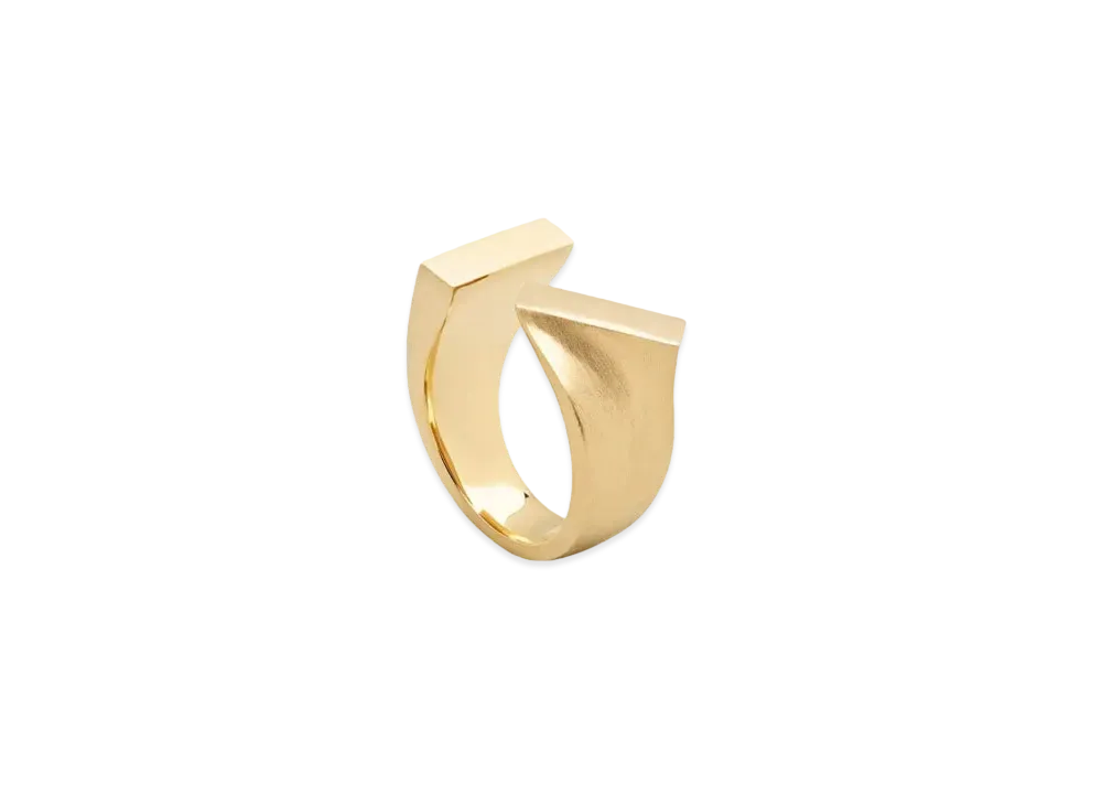 TOMWOOD Tilt Ring "Gold"
