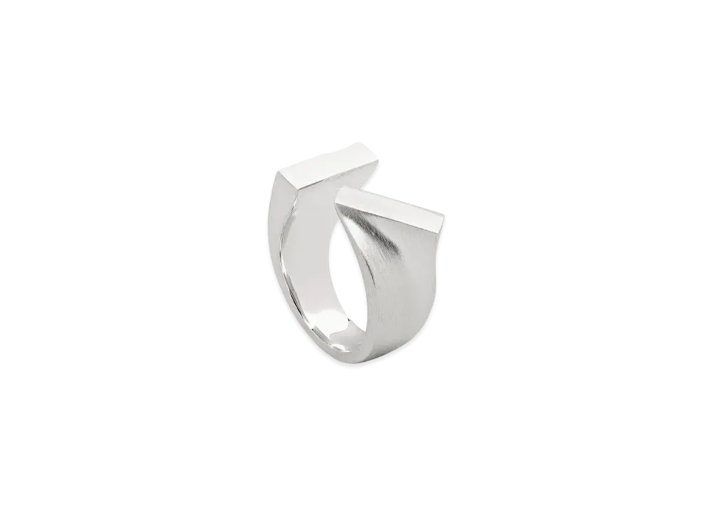 TOMWOOD Tilt Ring "Silver"