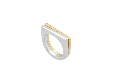 TOMWOOD Step Ring Diamonds "Duo"