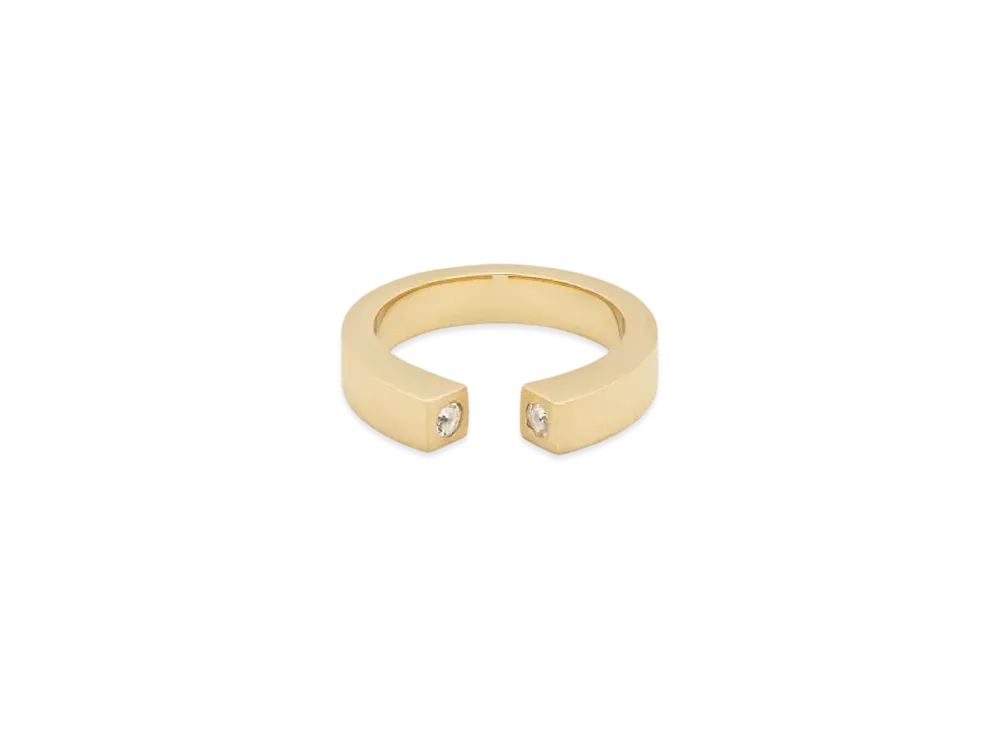 TOMWOOD Split Ring Diamond "Gold"