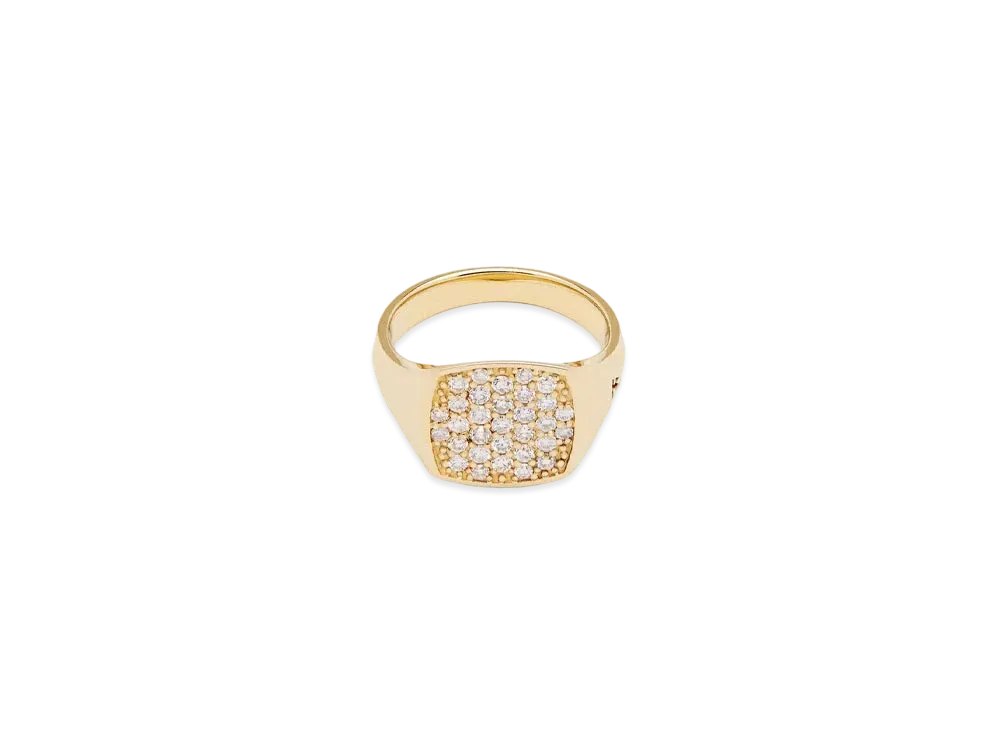 TOMWOOD Mini Cushion White Diamonds "Gold"