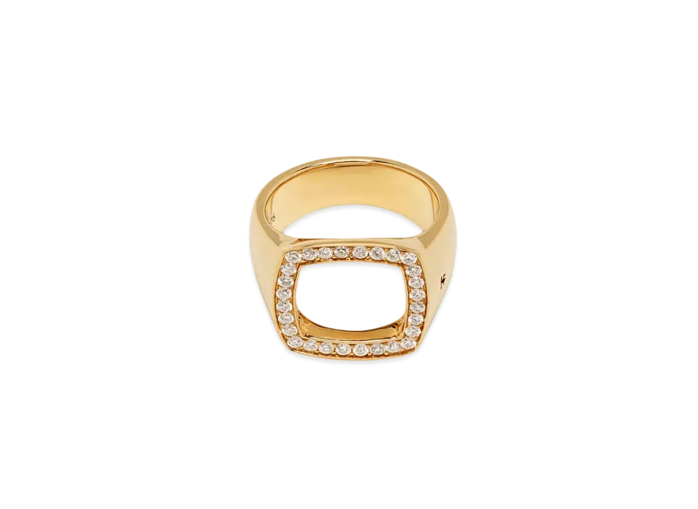 TOMWOOD Cushion Open Diamond "Gold"