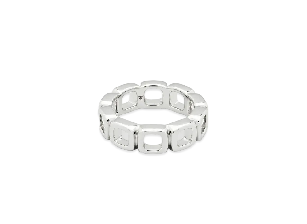 TOMWOOD Cushion Band Open "Silver"