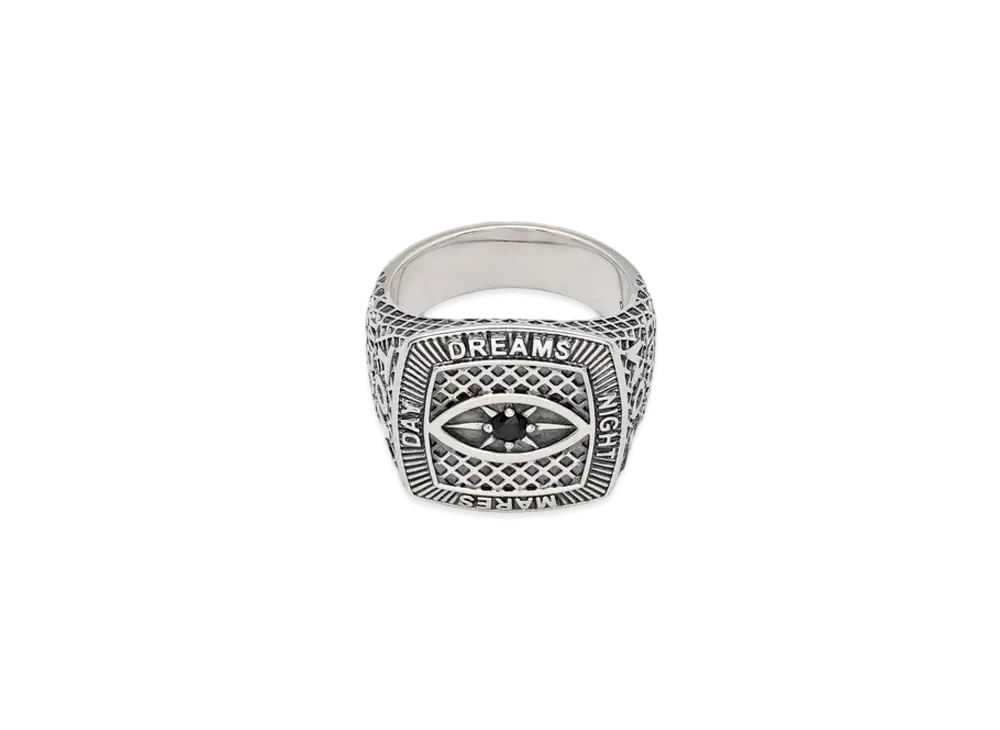 TOMWOOD Champion Ring Black Eye "Silver"
