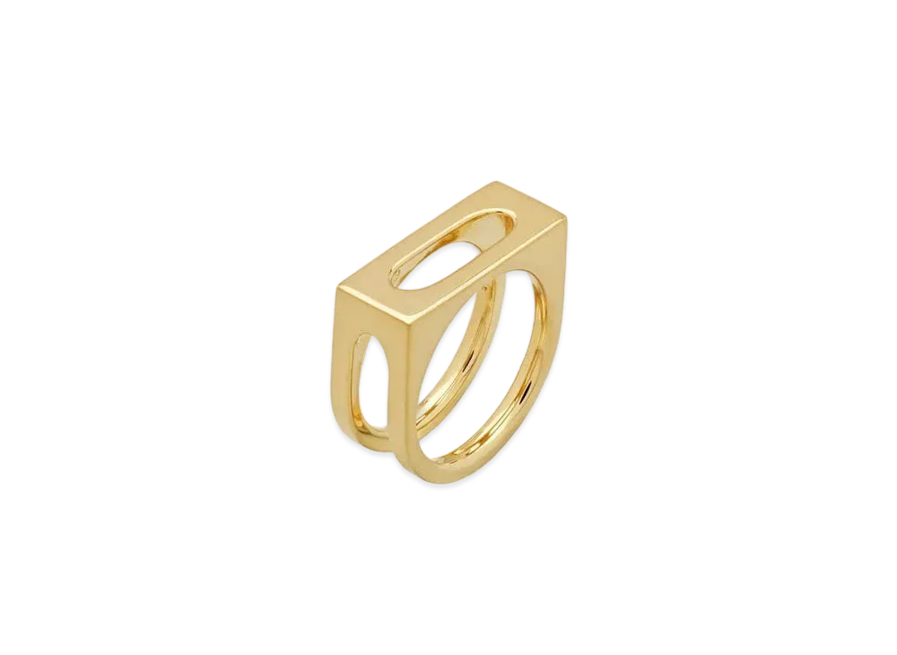 TOMWOOD Cage Ring Single "Gold"