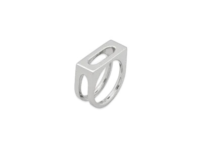 TOMWOOD Cage Ring Single "Silver"