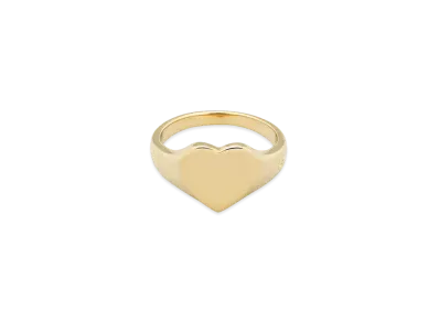 TOMWOOD Mini Heart Ring 9K "Yellow Gold"