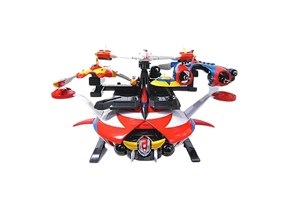 SOUL OF CHOGOKIN GX-04S UFO Robo Glendizer Space King Set
