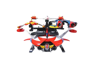 SOUL OF CHOGOKIN GX-04S UFO Robo Glendizer Space King Set