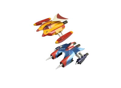 SOUL OF CHOGOKIN GX-76X2 Glendizer D.C. Compatible Drill Spaser & Marine Spaser Set