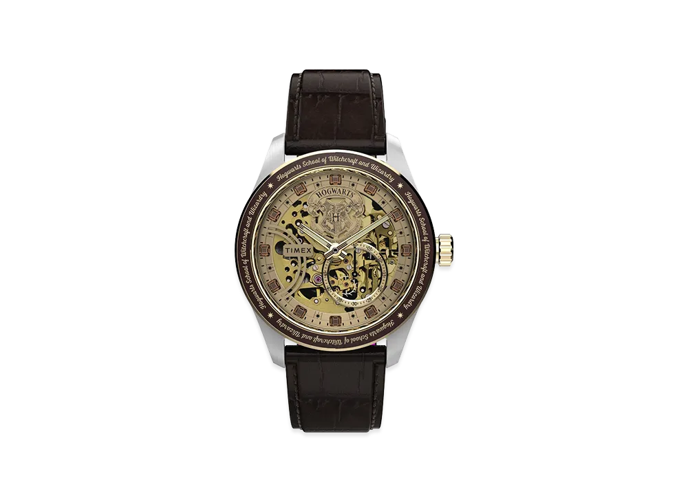 TIMEX x Harry Potter Waterbury Heritage Automatic "Brown"