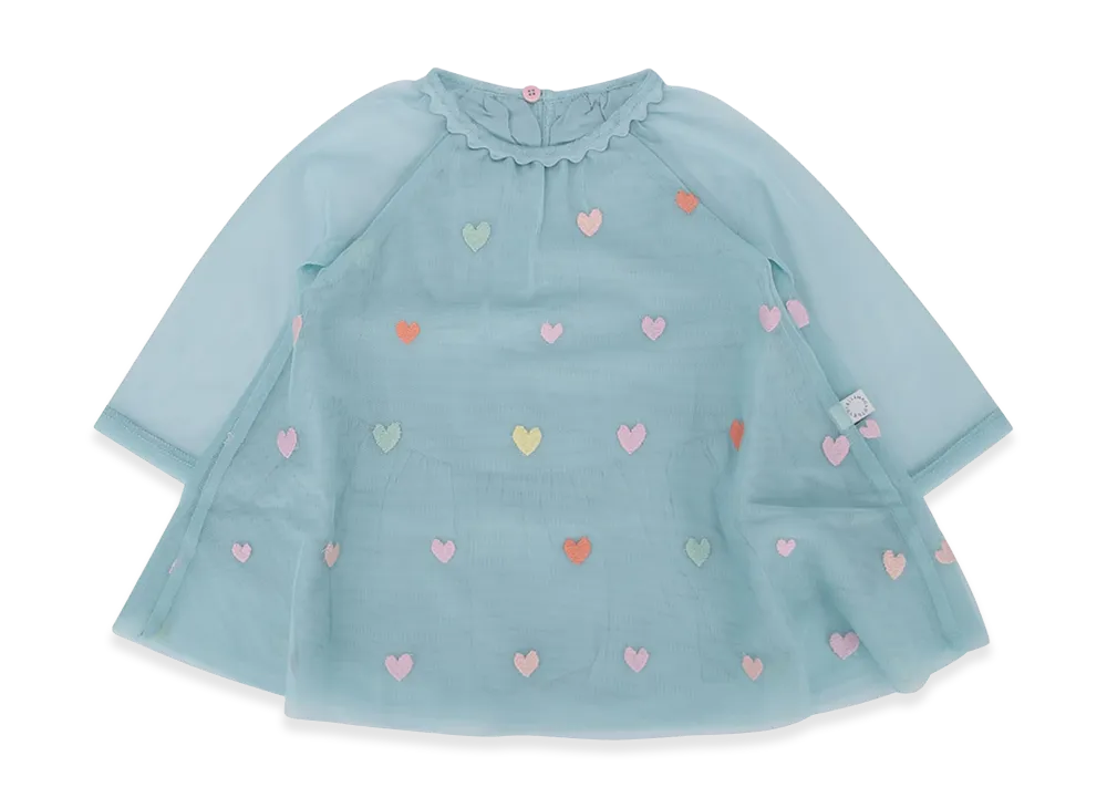 STELLA McCARTNEY Kids Woven Dress "Grigiomulticolor"