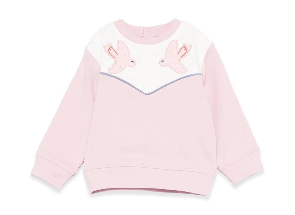 STELLA McCARTNEY Kids Sweatshirt With Birds "Purple"
