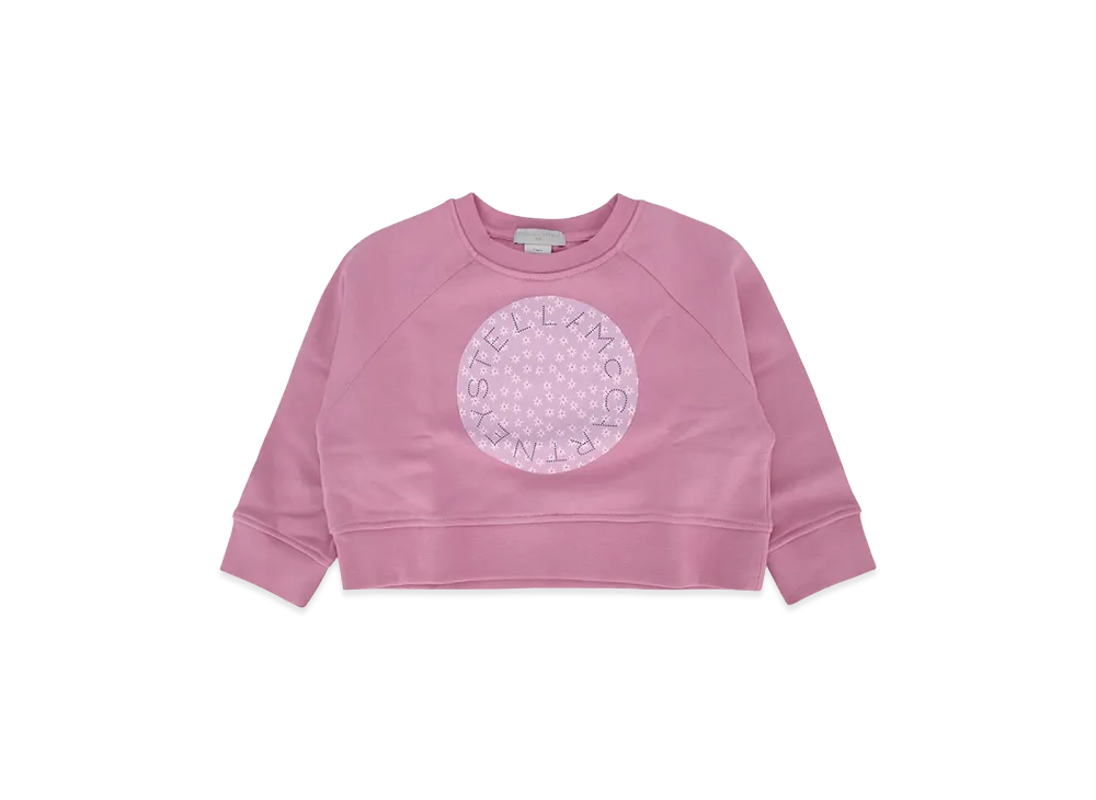 STELLA McCARTNEY Kids Crewneck Sweatshirt With Print "Nude/Neutrals"