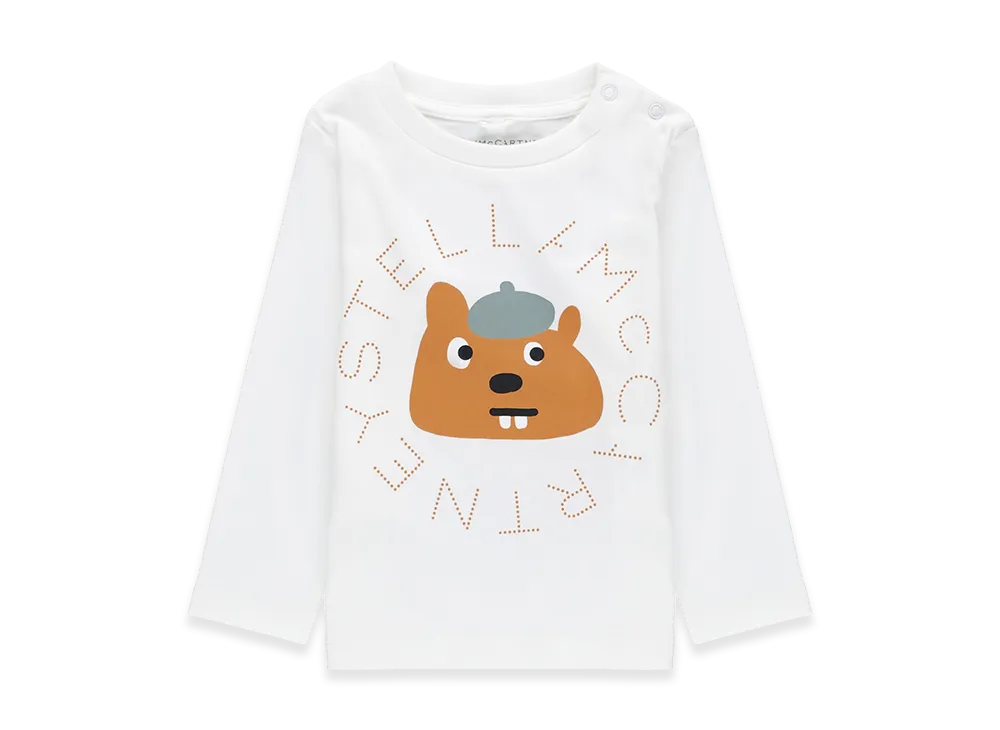 STELLA McCARTNEY Kids Long Sleeve T-Shirts "White"