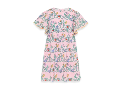 STELLA McCARTNEY Kids Short-Sleeved Dress "Nude/Neutrals"