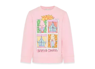 STELLA McCARTNEY Kids Crewneck Sweatshirt "Nude/Neutrals"