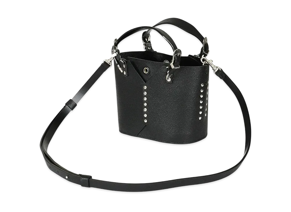 TOGA VIRILIS Leather Tote Bag Mini "Black" TZ241-AG969