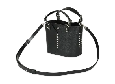 TOGA VIRILIS Leather Tote Bag Mini "Black" TZ241-AG969