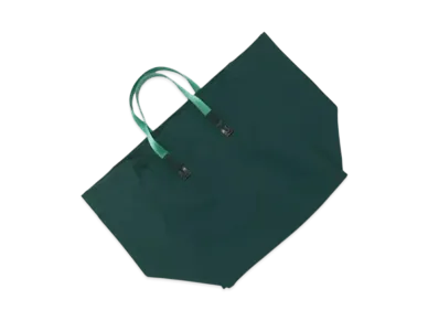 TOGA VIRILIS Square Tip Tote Bag "Green" TZ242-AG962