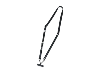 TOGA VIRILIS Leather Nylon Phone Strap "Black" TZ242-AK938