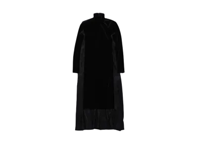 TOGA VIRILIS Velor Jersey Dress "Black" TZ242-JH983
