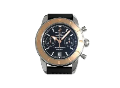 Breitling Superocean Heritage Chronograph 44 "Black/Rose Gold/Stainless Steel"
