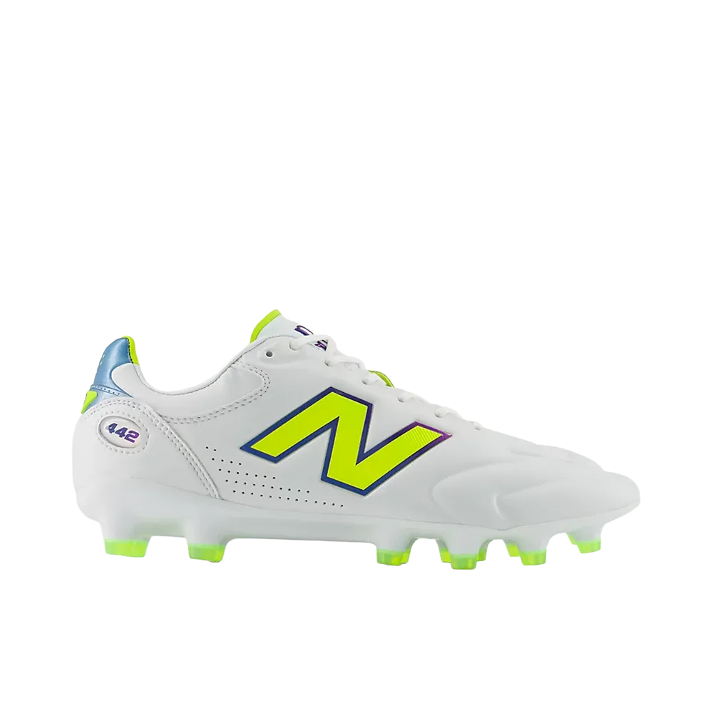 New Balance 442 Elite HG/AG V3 "White/Alkaline Green"