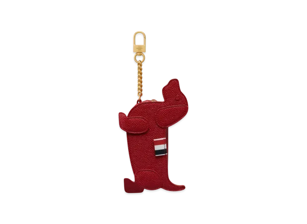 THOM BROWNE Hector Coin Pouch "Red"