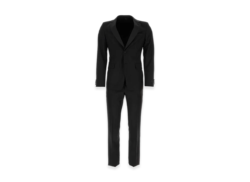 PRADA Wool Blend Tuxedo "Black"