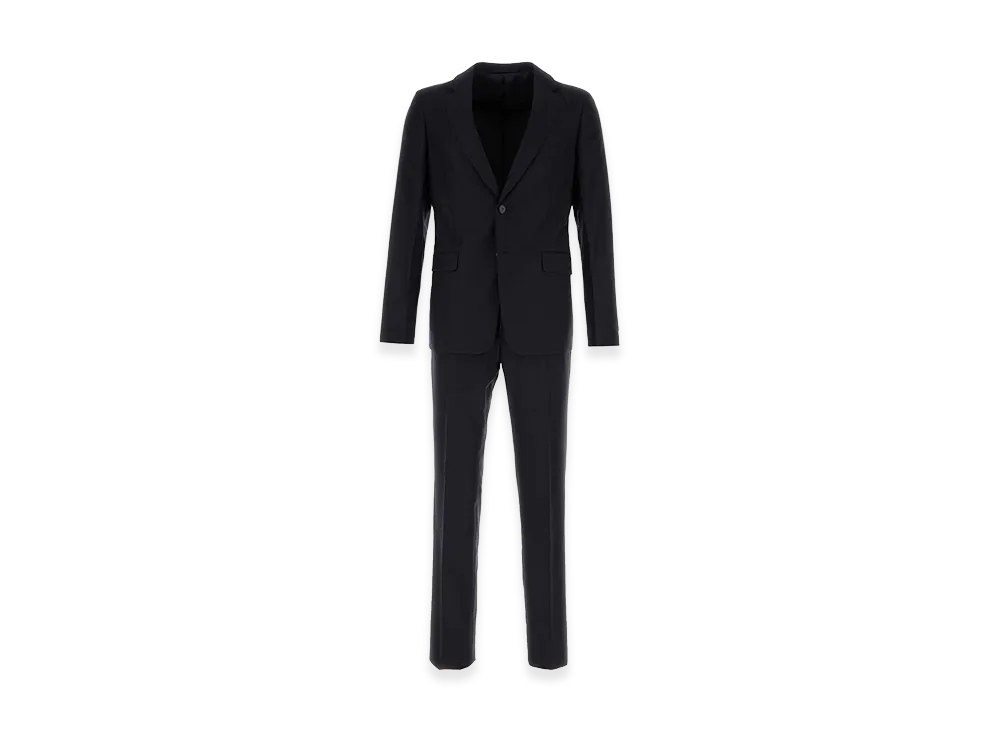 PRADA Single-Breasted Wool And Mohair Tuxedo "Dark Blue"
