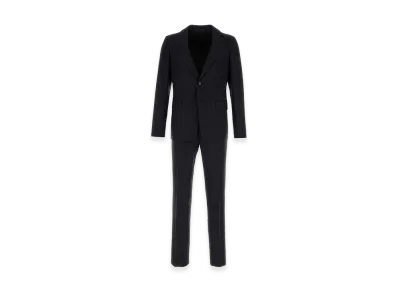 PRADA Pinstriped Dress "Dark Blue"